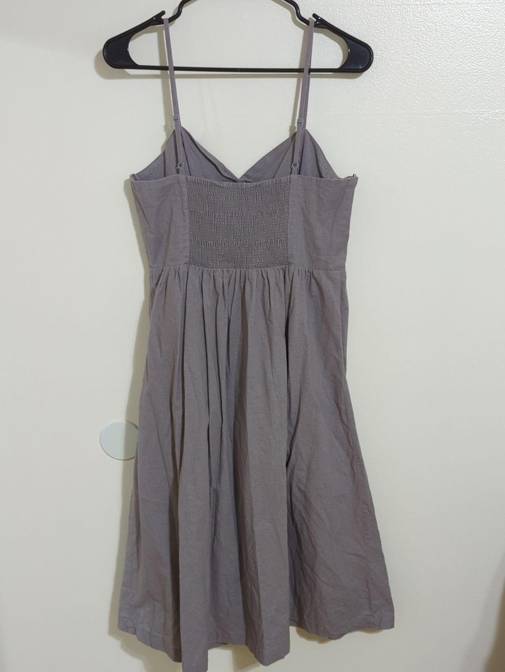 Linen blend Sleeveless Dress - Picture 6 of 7